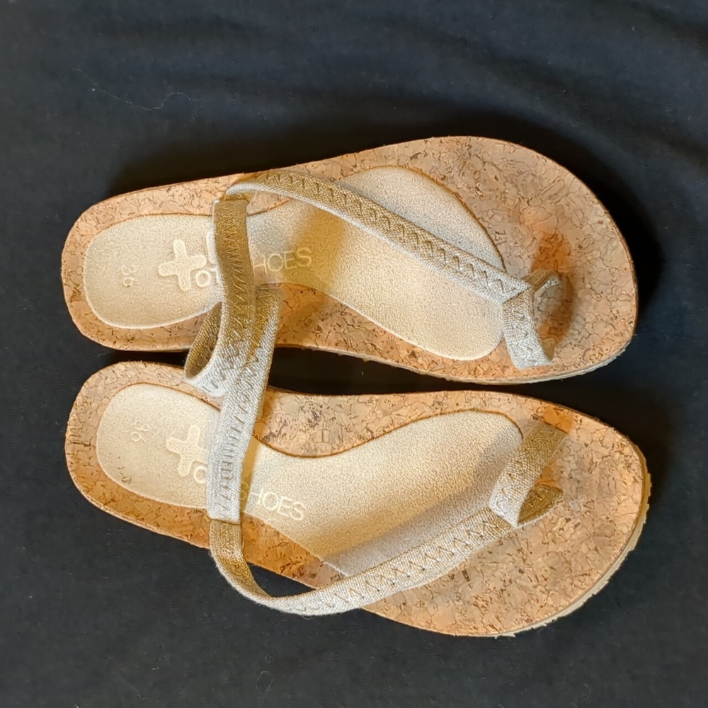 OTZ SHOES Diana Linen/cork Sandals